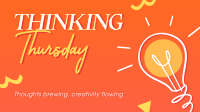 Thinking Thursday Thoughts Facebook Event Cover Design