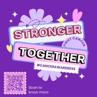 We're Stronger than Cancer Instagram post Image Preview