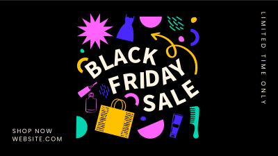 Black Friday Sale Facebook event cover Image Preview