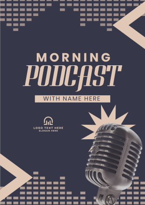 Morning Podcast Stream Flyer Image Preview