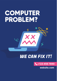 Computer Problem Repair Flyer Image Preview