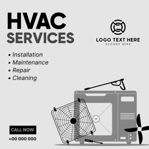 HVAC Services Instagram post Image Preview