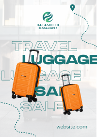 Travel Luggage Sale Flyer Design