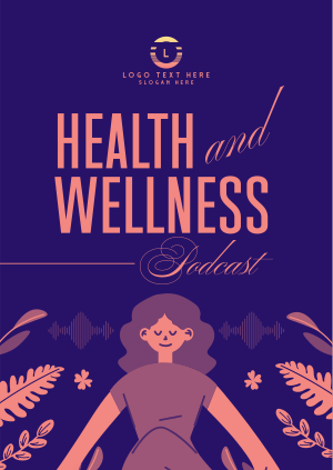 Health & Wellness Podcast Poster Image Preview