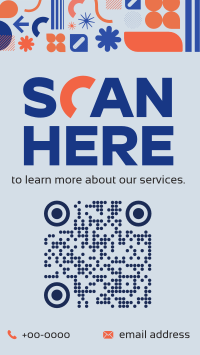 Modern Corporate Scan Here Instagram Story Preview