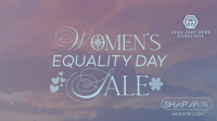 Minimalist Women's Equality Sale Facebook Event Cover Preview