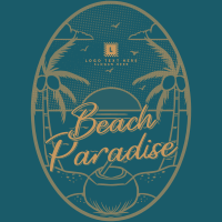 Beach Summer Paradise T-shirt Preview