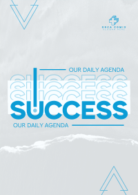 Success as Daily Agenda Poster Image Preview