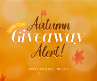 Autumn Giveaway Alert Facebook post Image Preview