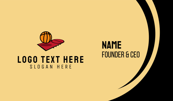 Basketball Court  Business Card Design Image Preview