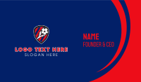 Soccer Ball Football Business Card Design