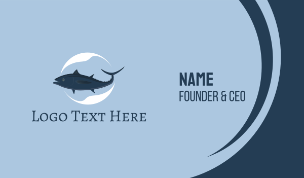 Mackerel Fish Business Card Design Image Preview