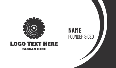 Gear Records Business Card Image Preview