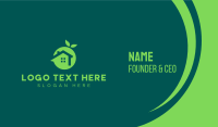 Fresh Green Home Business Card Image Preview