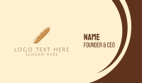 Baguette Bread  Business Card Design