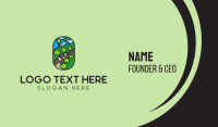 Garden Landscape Mosaic  Business Card Preview