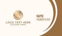 Gold Chef Medal Business Card Image Preview