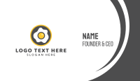Fried Egg Breakfast Business Card Preview