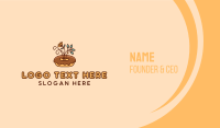 Organic Donut Dessert Business Card Image Preview