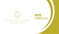Luxurious Laurel Lettermark Business Card Image Preview