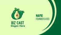 Fresh Avocado Fruit  Business Card Image Preview