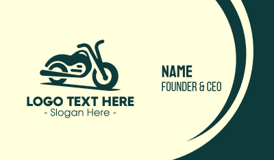 Vintage Motorbike Motorcycle Business Card Image Preview