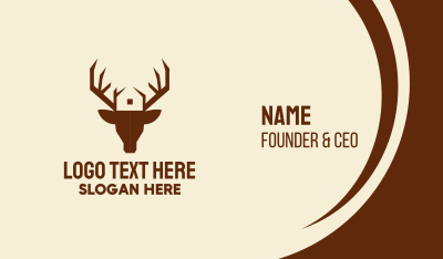 Reindeer Antler House  Business Card Image Preview