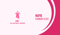 Pink Kids Baby Clothing Apparel Business Card Image Preview