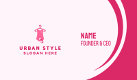 Pink Kids Baby Clothing Apparel Business Card Image Preview