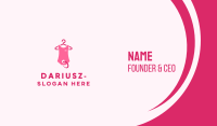 Pink Kids Baby Clothing Apparel Business Card Image Preview