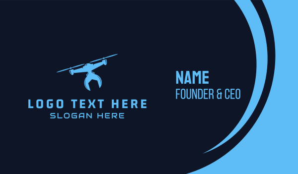 Fix Drone Business Card Design Image Preview