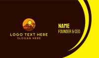 Desert Sand Dune Mountain Sun Business Card Preview