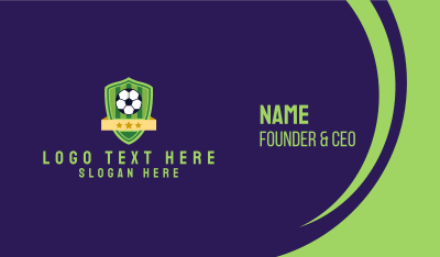Soccer Team FC Business Card Image Preview