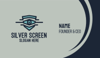 Blue Eye Shield Business Card Image Preview