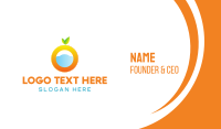 Orange Cloud Business Card Preview