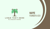 Tree Alarm Clock Business Card Preview