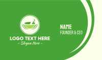 Herbal Mixing Bowl Business Card Image Preview