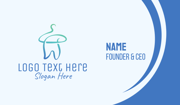 Dental Cleaning Hanger  Business Card Design Image Preview
