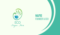 Natural Eco Hand Wash Business Card Image Preview
