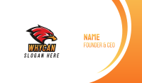 Esports Gaming Eagle Mascot Business Card Image Preview