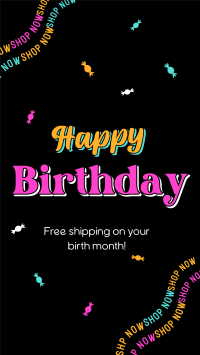 Elegant Birthday TikTok Video Image Preview