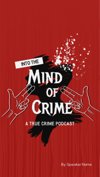 Criminal Minds Podcast Facebook Story Design