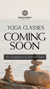 Yoga Classes Coming Instagram Story Design