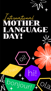 Quirky International Mother Language Day YouTube short Image Preview