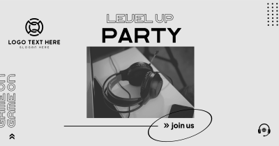 Level Up Party Facebook ad Image Preview