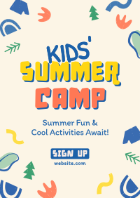 Quirky Summer Camp Flyer Preview