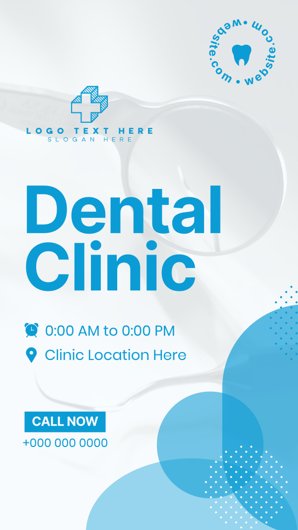 Corporate Dental Clinic Facebook Story Design Image Preview