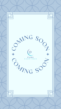 Coming Soon Art Deco Instagram reel Image Preview