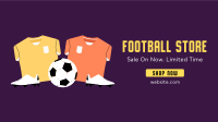 Football Merchandise Facebook Event Cover Design