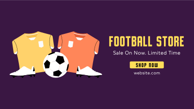 Football Merchandise Facebook event cover Image Preview